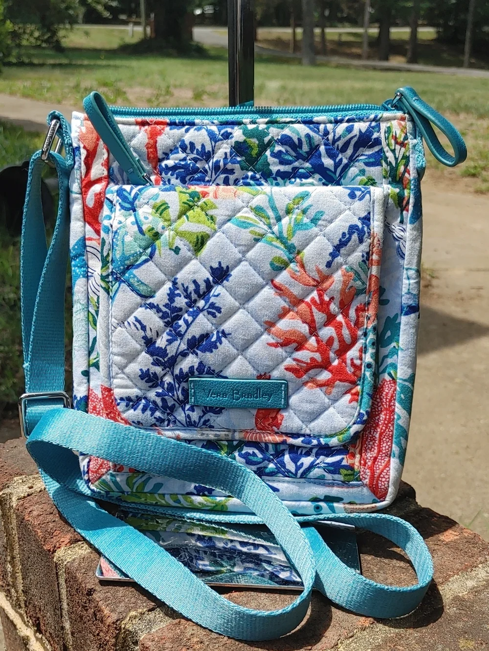 Vera Bradley Shore Thing RFID Mini Hipster Crossbody Bag (1265)
